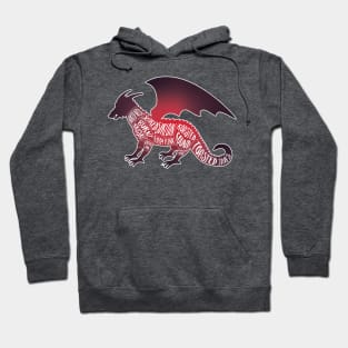 Red Dragon - Fantasy Butcher Cuts of Meat Hoodie